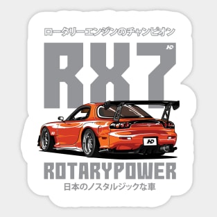 RX7 Sticker